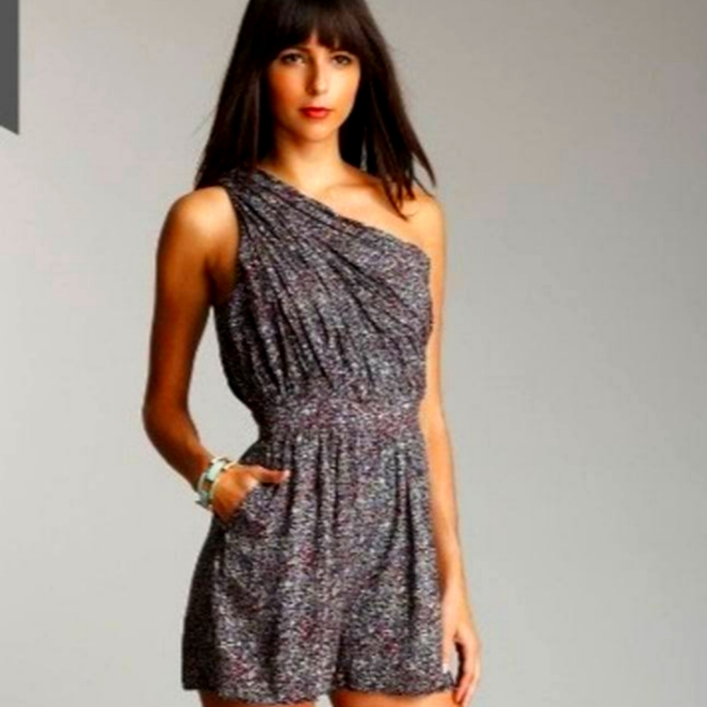 BCBG asymmetrical romper  size 2